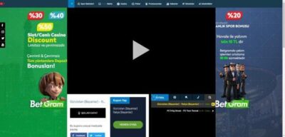 Betgram TV ?⚽️ ile Bedava Canlı Maç İzle! HD kalitede canlı maç yayınlarını kaçırma! En iyi canlı maç izleme siteleri burada! TIKLA!